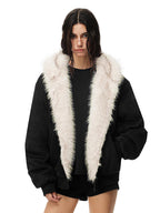 Veste en fourrure léopard Cyber Kitty