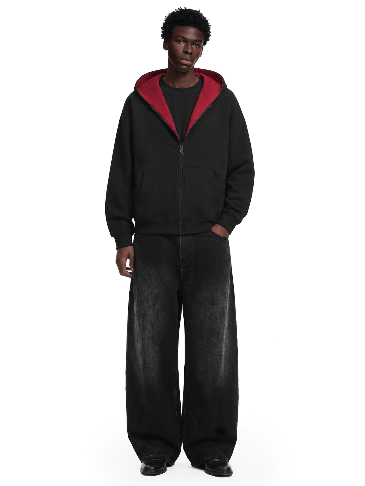 Contrast Zip-Up Jacket