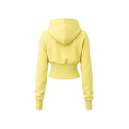 Sweat à capuche zippé court Sculpt