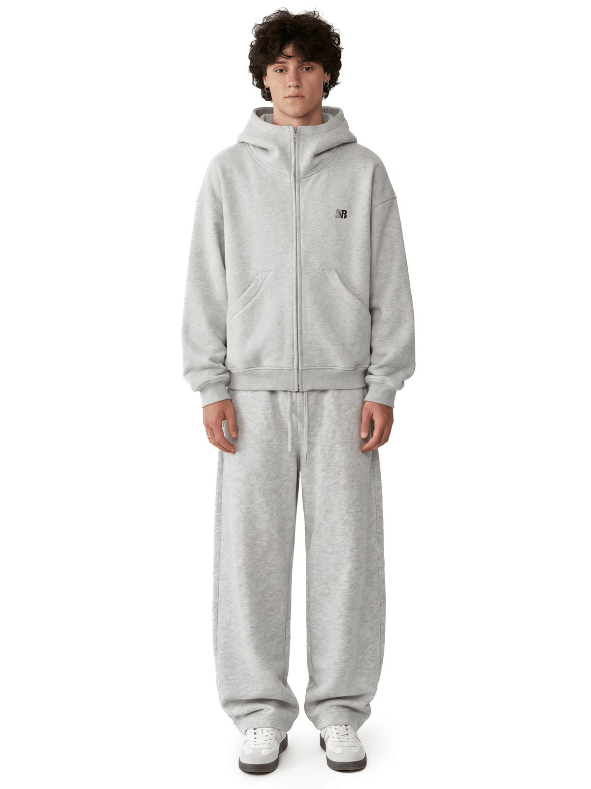 Void-hoodie met rits