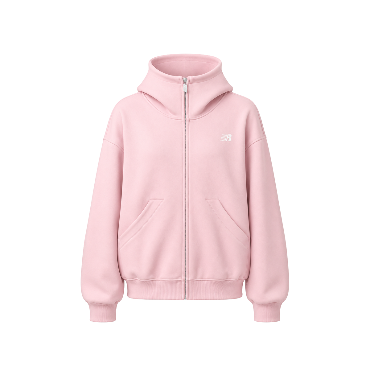 Cloud-hoodie met rits