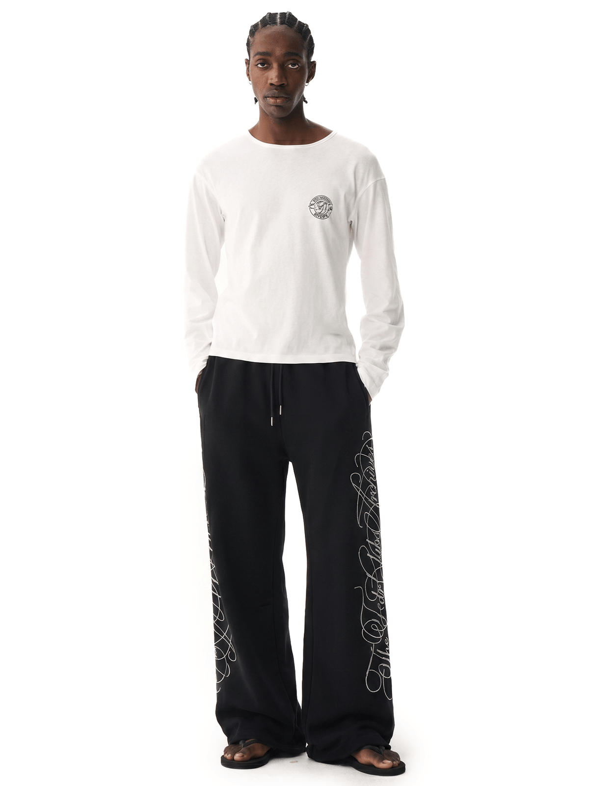 Hoodie met strass-steentjes en rits