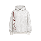 Oversize’owa bluza z kapturem Script Snakeskin