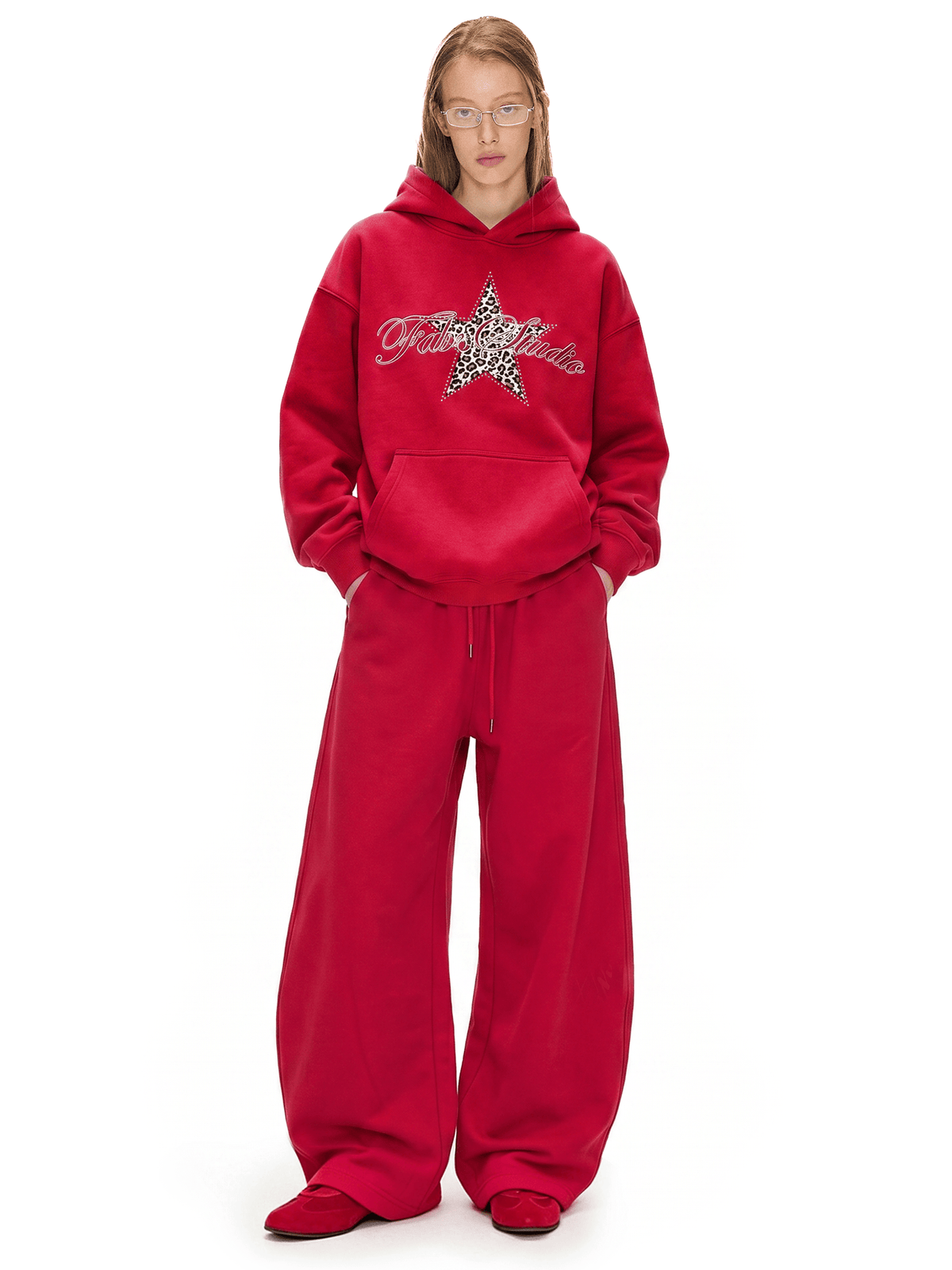 Gothic Rhinestone Star Hoodie