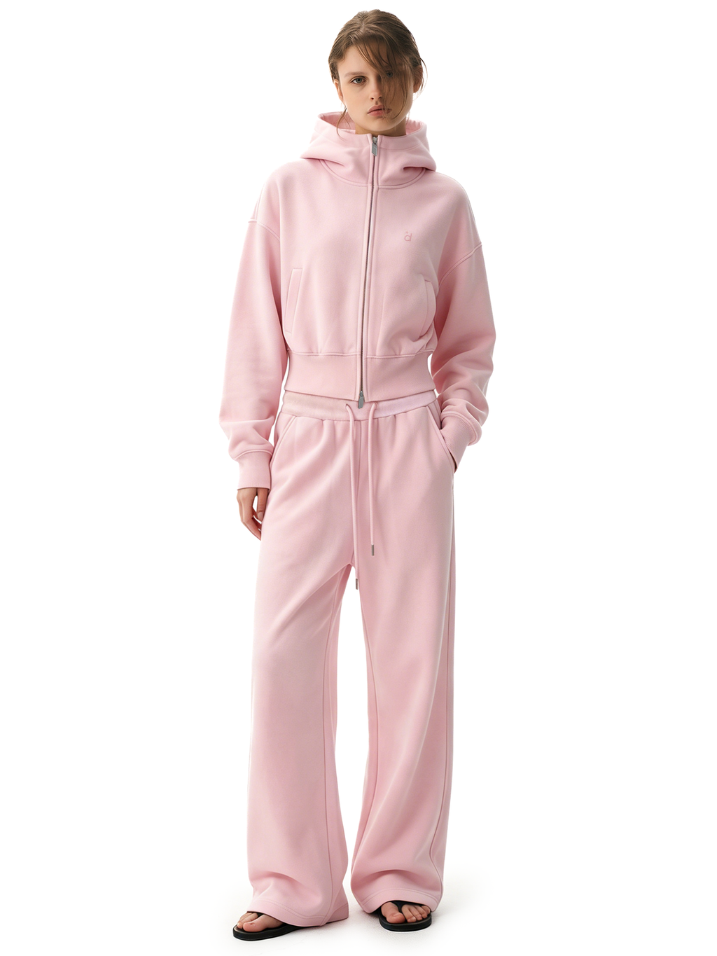Boxy Cloud Zip Hoodie