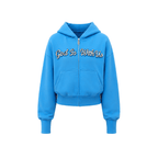 Gewassen hoodie met luipaardapplicatie