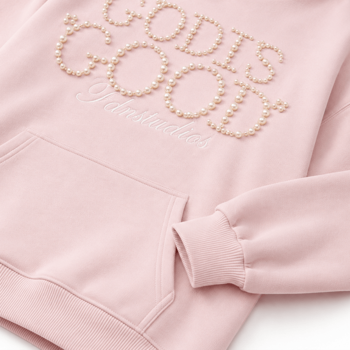 Pearl Script Oversized Hoodie