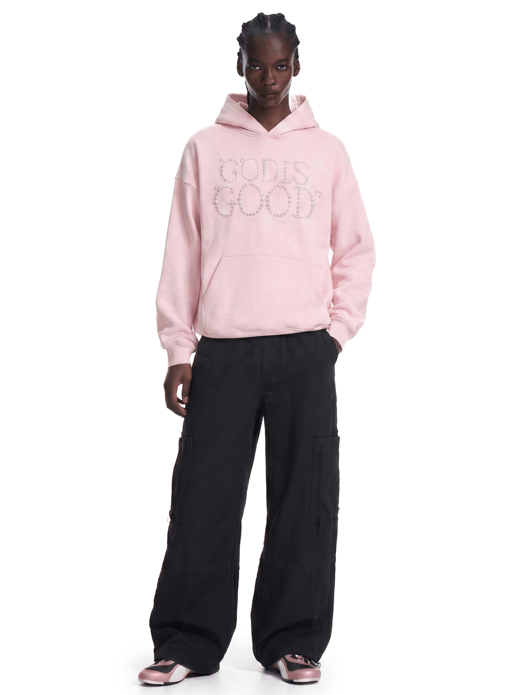 Pearl Script Oversized Hoodie