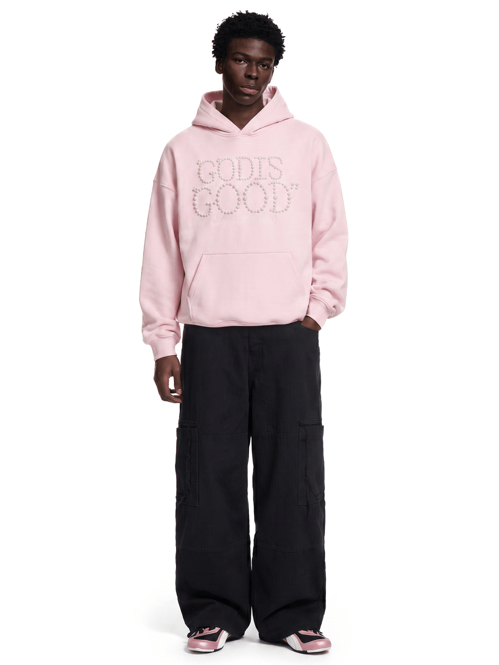 Pearl Script Oversized Hoodie