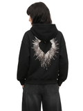 Sparkle Wings Zip Hoodie