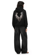 Sparkle Wings Zip Hoodie