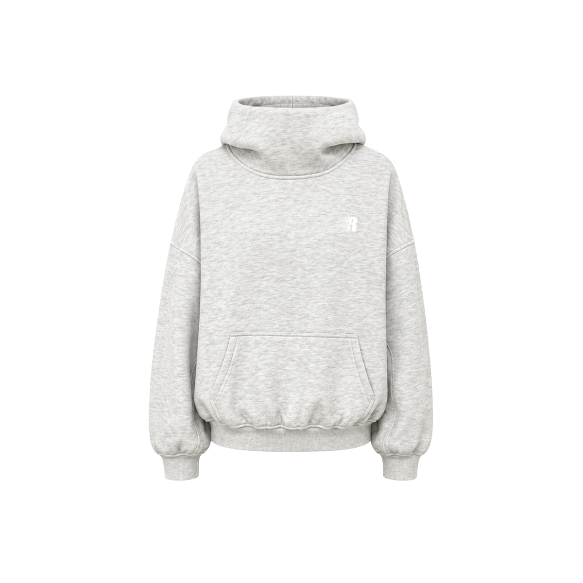 Essential Kapuzenpullover mit Stehkragen