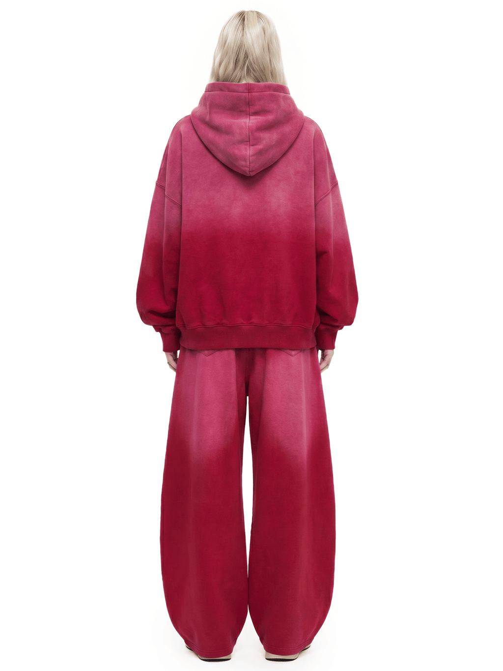 Sweat à capuche zippé délavé
