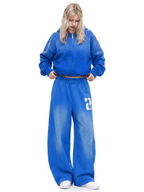 Sweat à capuche zippé délavé