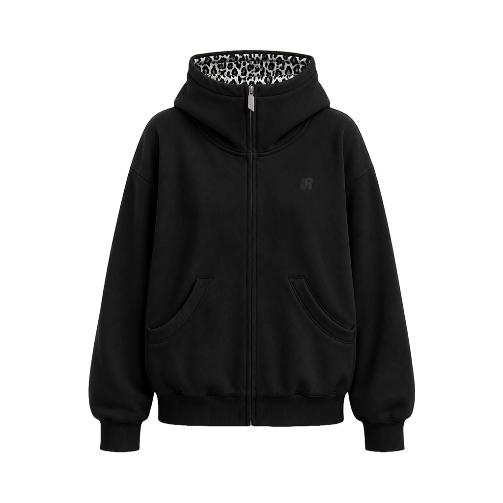 Sweat à capuche léopard anti-anxiété sociale
