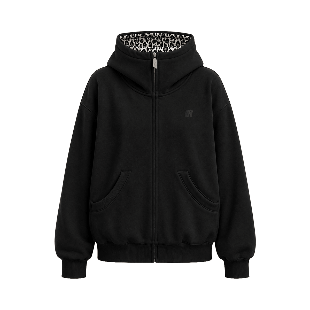Sweat à capuche léopard anti-anxiété sociale