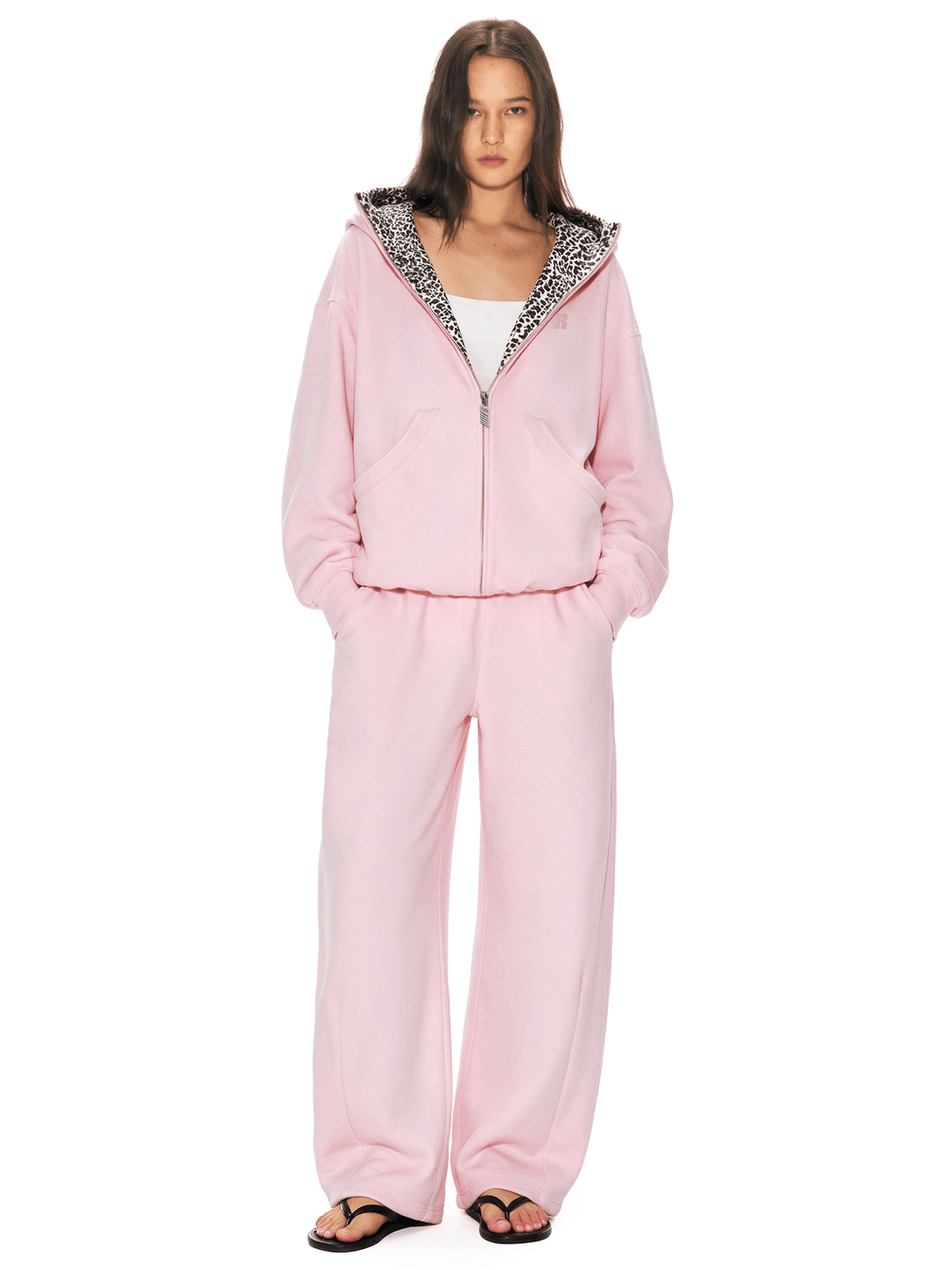 Sweat à capuche léopard anti-anxiété sociale