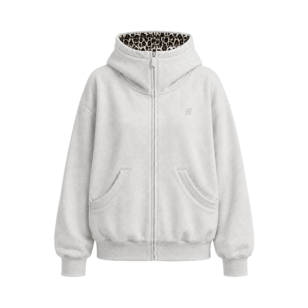 Sweat à capuche léopard anti-anxiété sociale