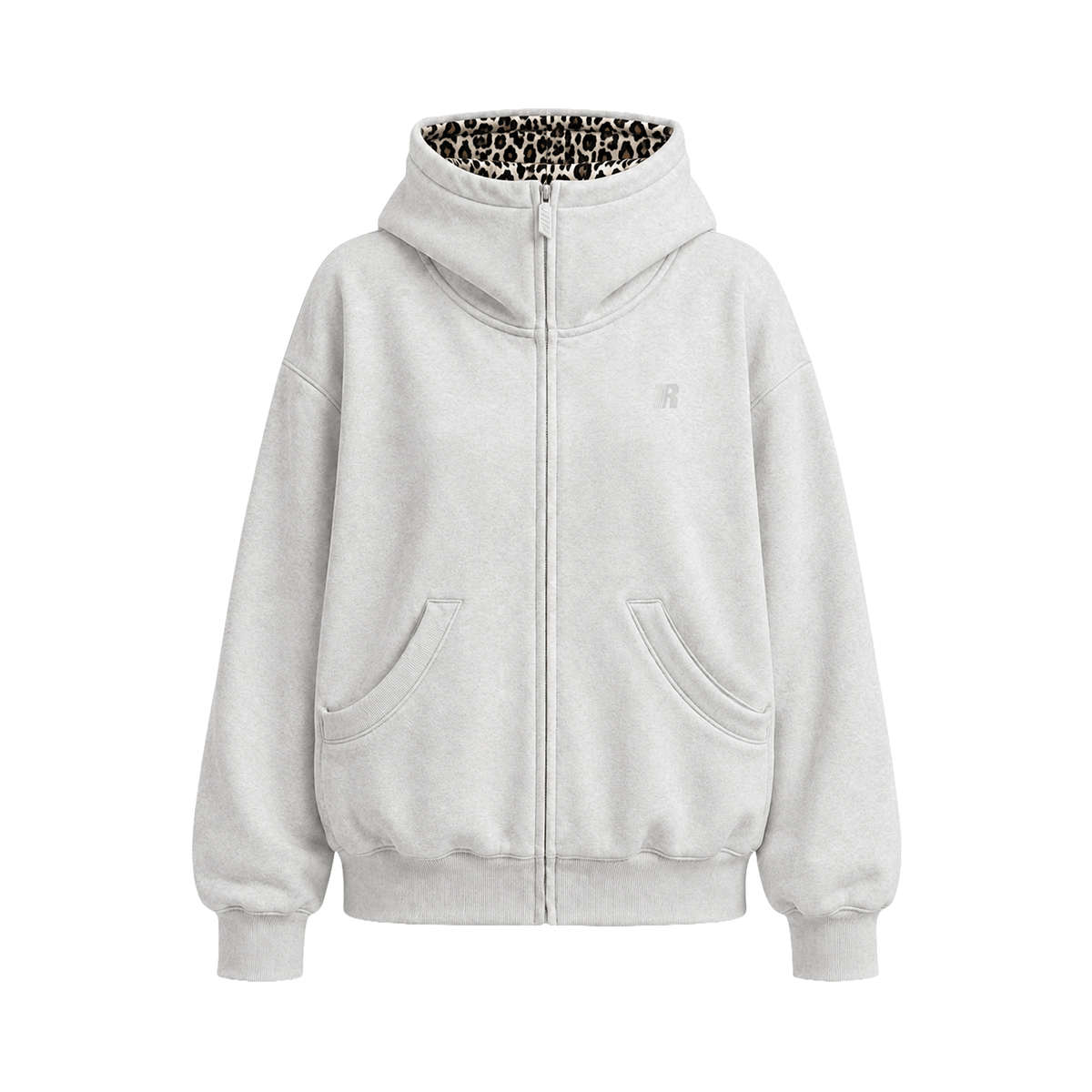 Sweat à capuche léopard anti-anxiété sociale