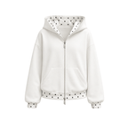 Bluza Cyber Static na suwak z kapturem