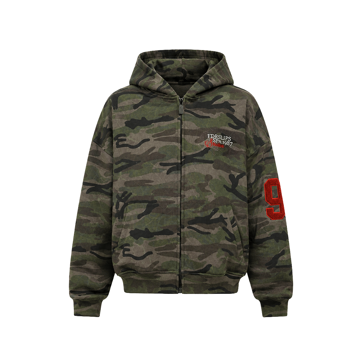 Camo 09 fleecehoodie