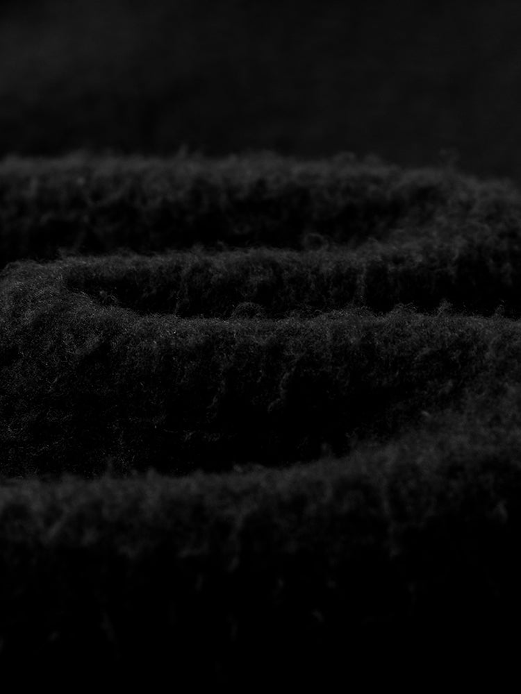 Waschbarer Boxy-Kapuzenpullover mit Reißverschluss