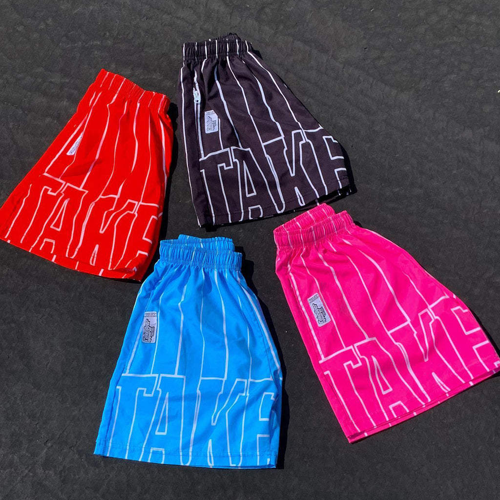 Take Over Art Graphics Mesh-Shorts