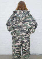 FERAL FAUX FUR STUDDED ZIP HOODIE CAMO (DETACHABLE FUR)