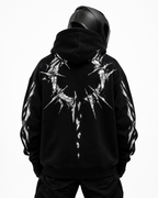 Fractured Halo Reflective Hoodie