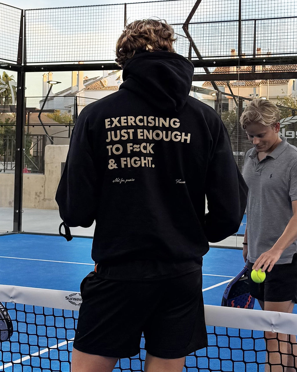 GERADE GENUG TRAINING FÜR SEX & KAMPF - HOODIE