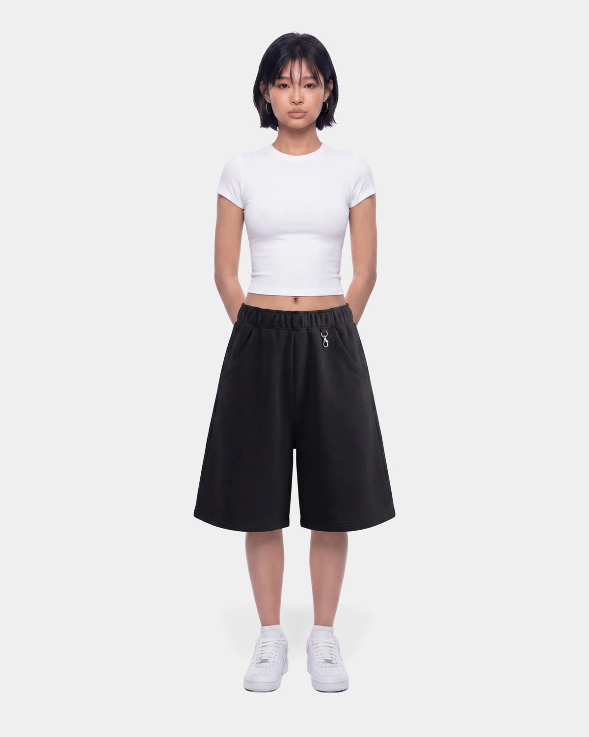 Black Jogger V2 Baggy Short