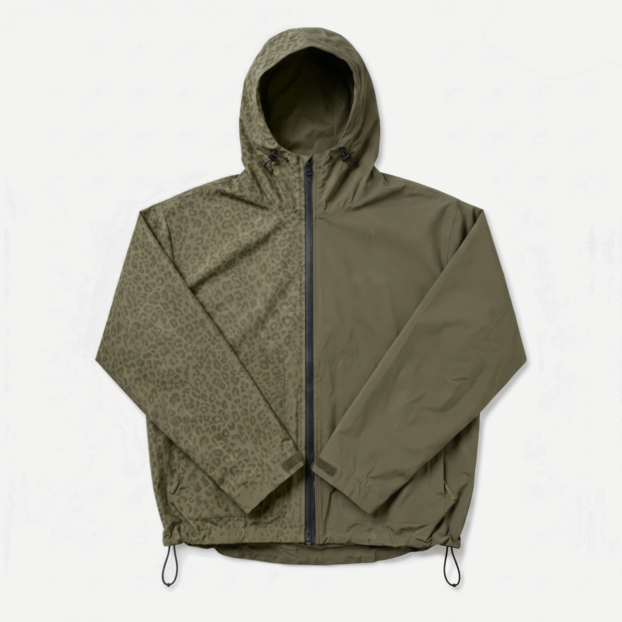Water-Reactive Cheetah Rain Jacket — 8 Colours