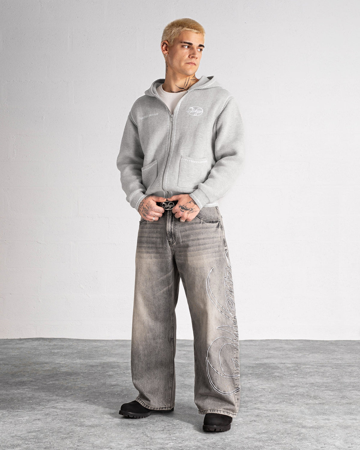 Denimbroek “HERITAGE” - Gewassen grijs