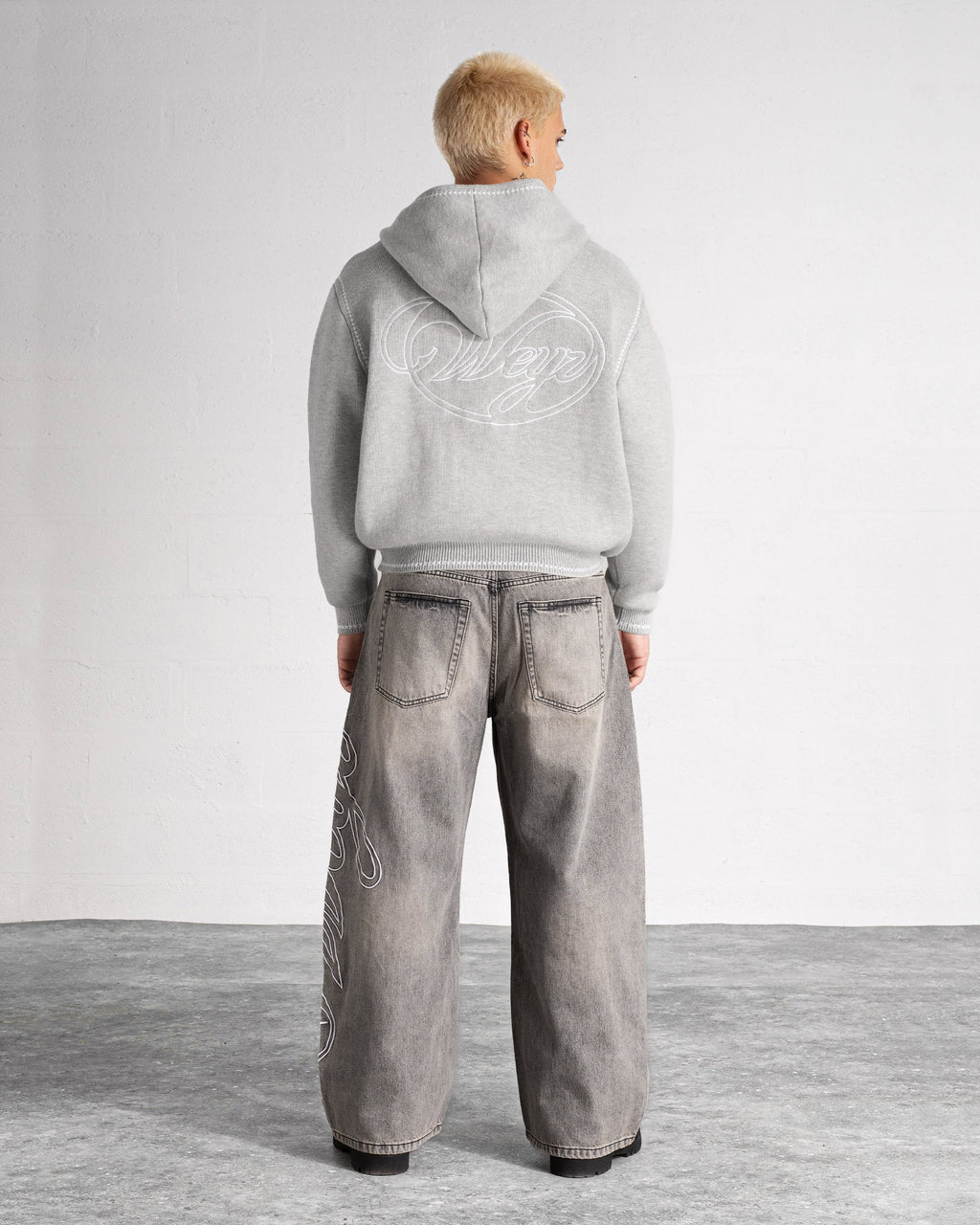 Denim Pants “HERITAGE” - Washed Grey