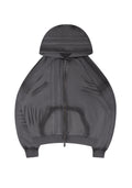 GRIME ZIP-HOODIE WASHED SLATE
