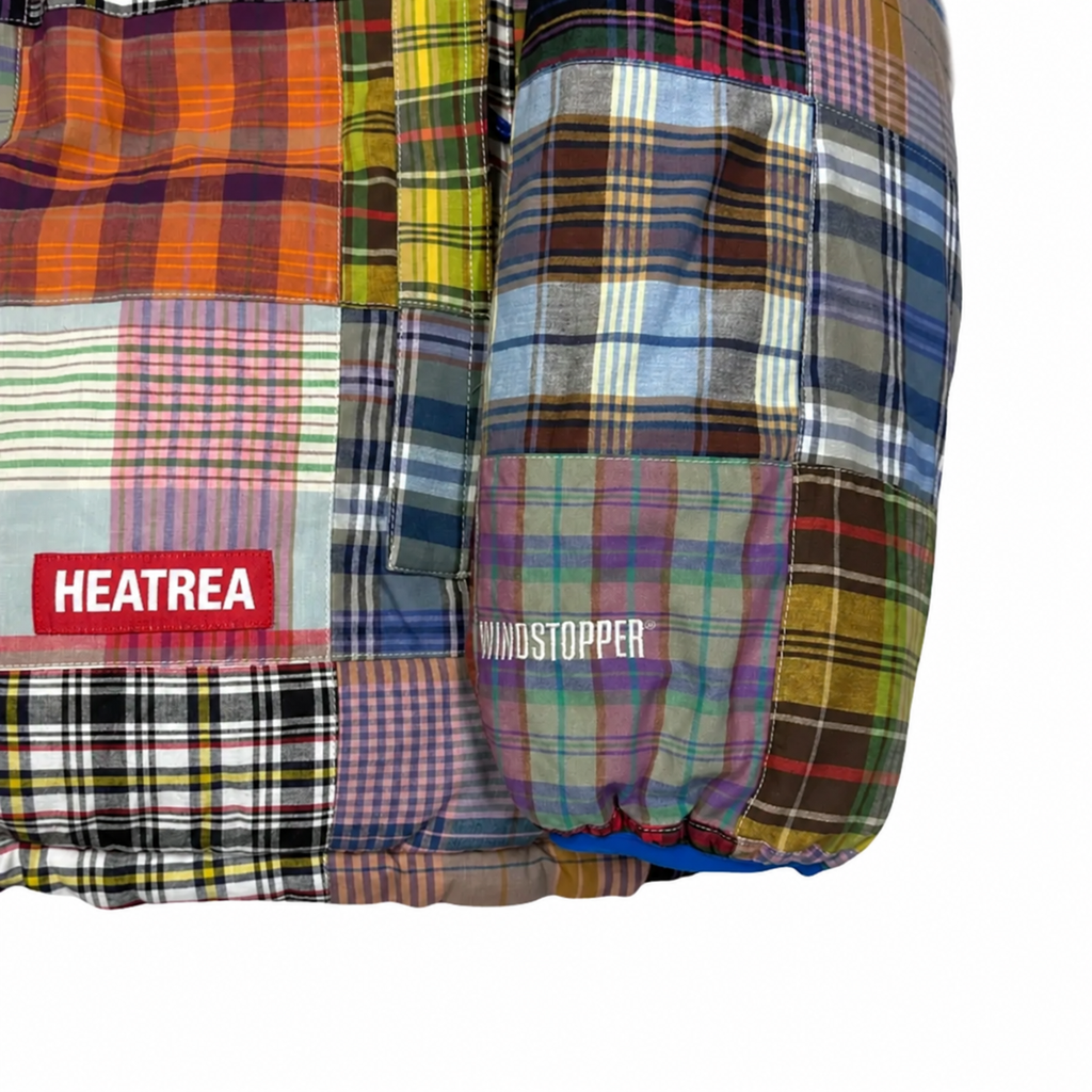 Laatste maten: ARCHIVE Madras omkeerbaar dons-pufferjack