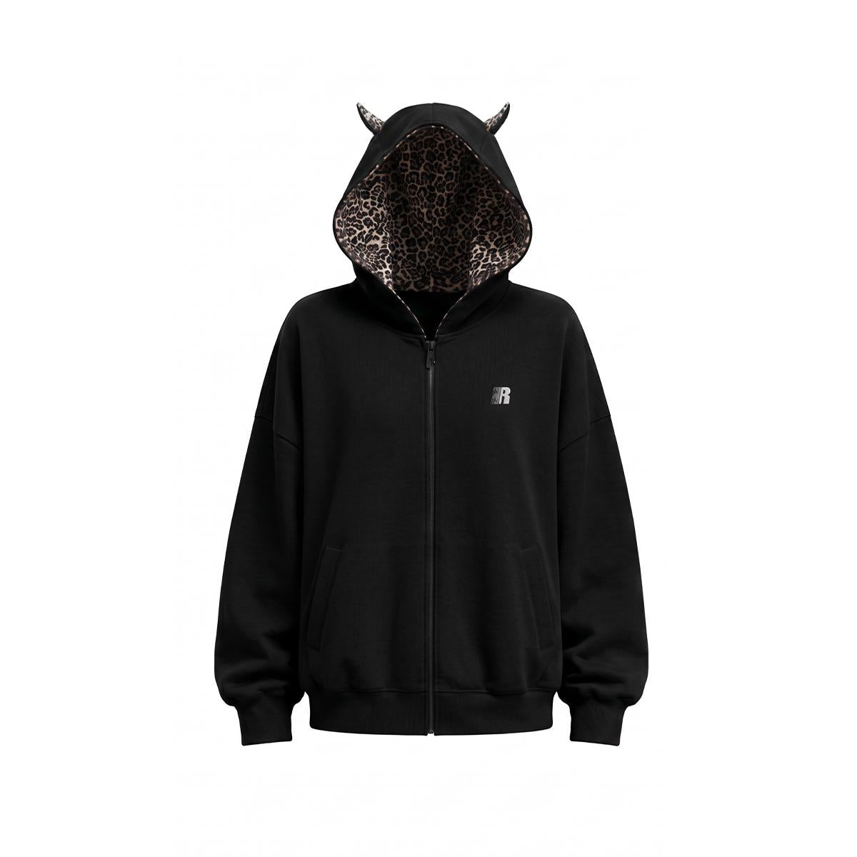 Wilder hoodie met kattenoren