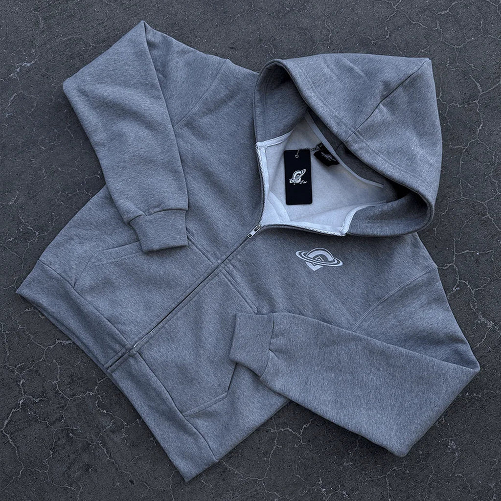 Hoodie Zip Gopo Gray