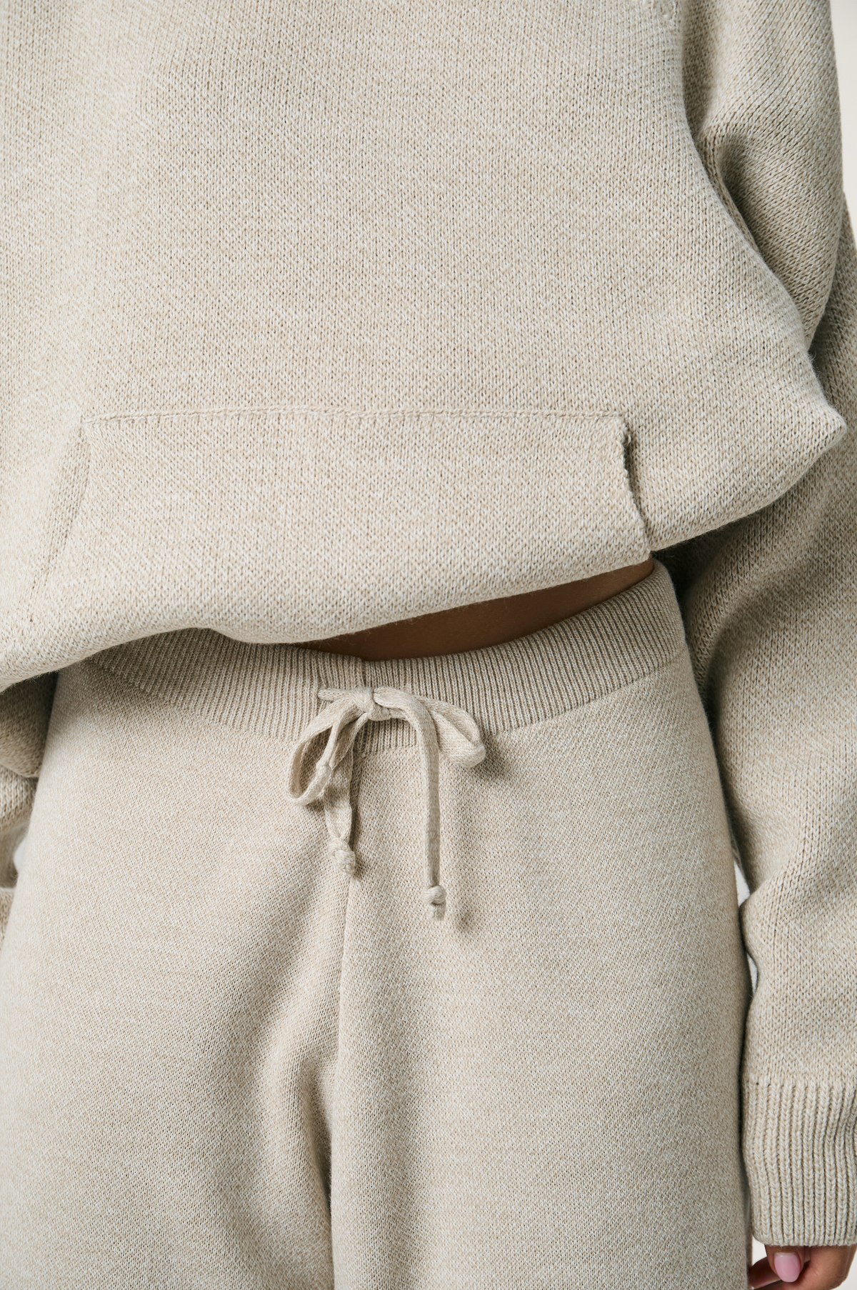 Knit Sweatpants in Husk