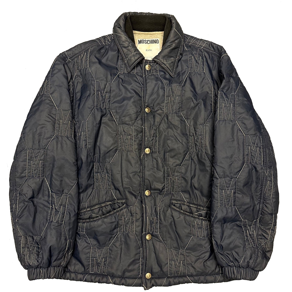 Últimas tallas: chaqueta acolchada de nailon con monograma bordado