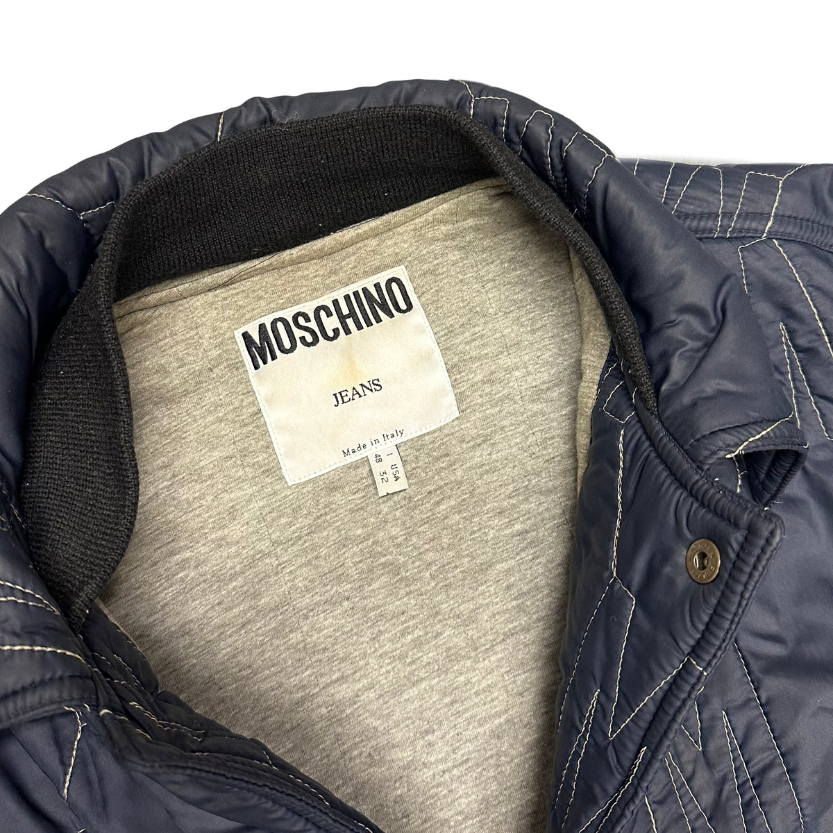Final Sizes: Monogram Embroidered Nylon Quilted Jacket