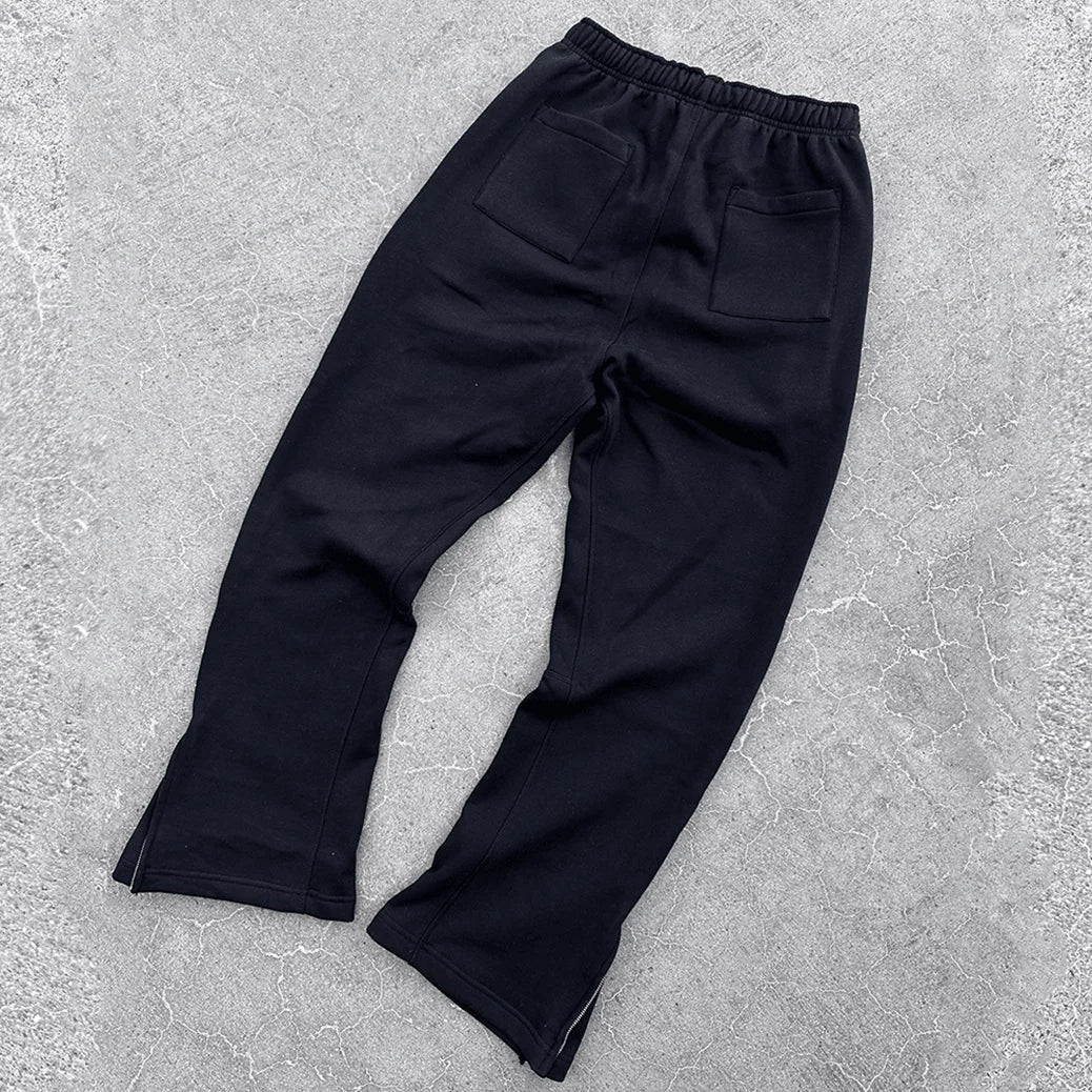 Uitlopende joggingbroek Gopo zwart