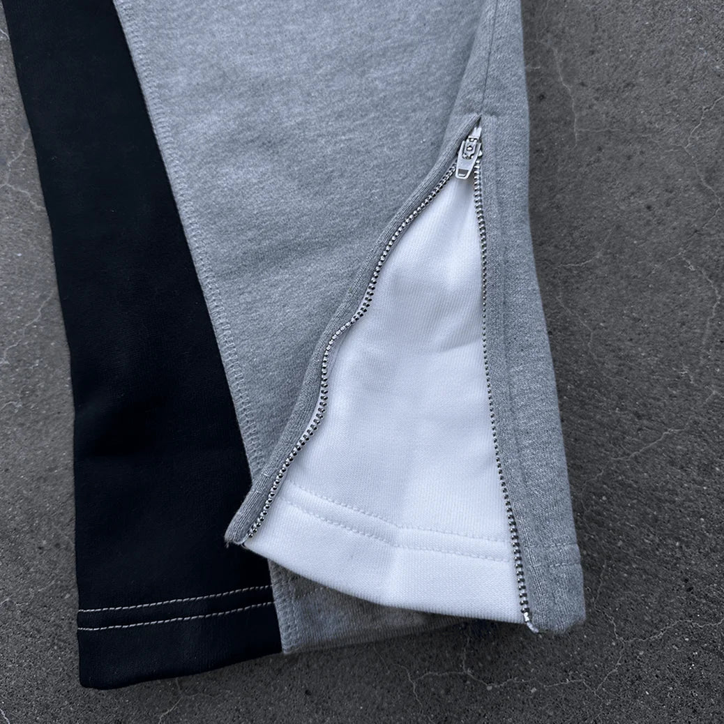 Uitlopende joggingbroek Gopo grijs