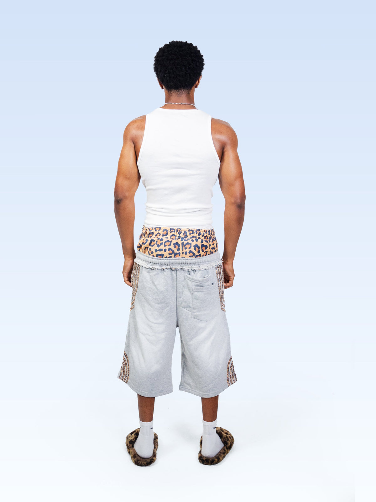 Leopard Sweatshorts