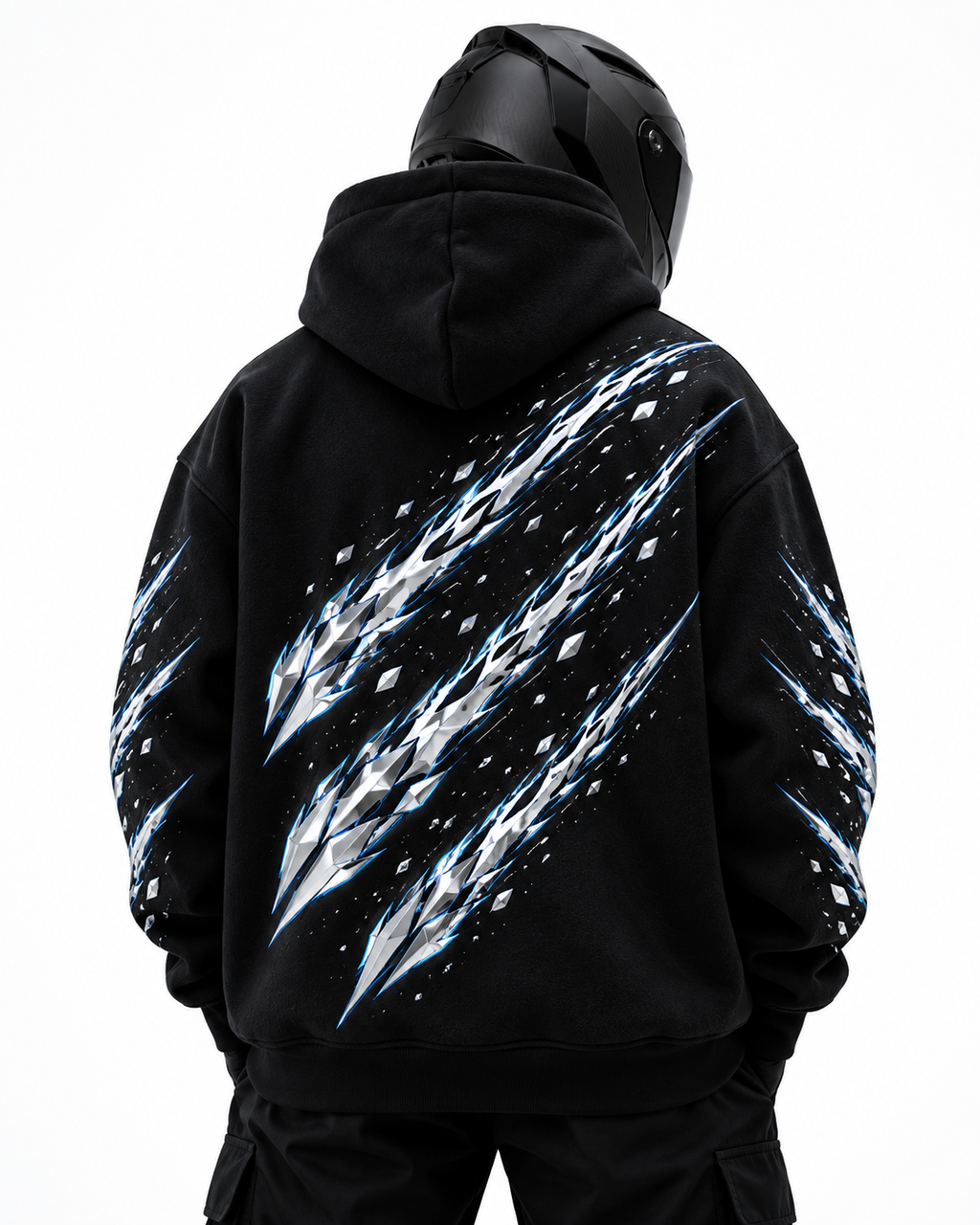 Meteor Trail reflektierender Hoodie