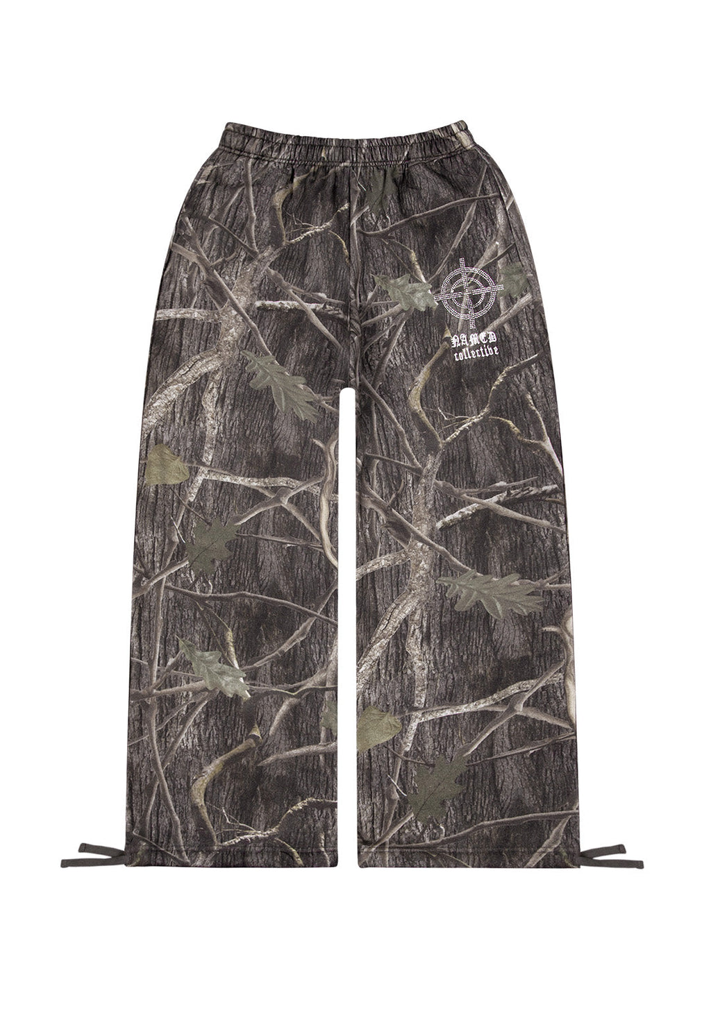 Pantaloni della tuta oversize MISSION mimetica bosco