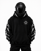 Felpa con cappuccio riflettente Night Bloom