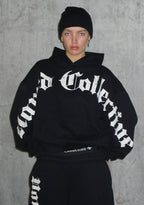SWEAT À CAPUCHE OVERSIZED NTH ACTIVE OLD ENGLISH NOIR
