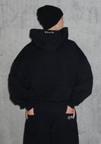 SWEAT À CAPUCHE OVERSIZED NTH ACTIVE OLD ENGLISH NOIR