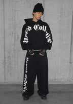SWEAT À CAPUCHE OVERSIZED NTH ACTIVE OLD ENGLISH NOIR